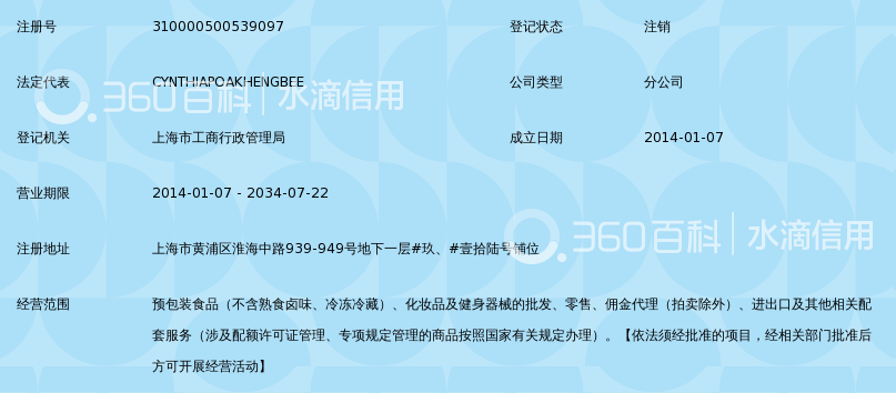 瑞莱全劲健康食品贸易(上海)淮海中路店